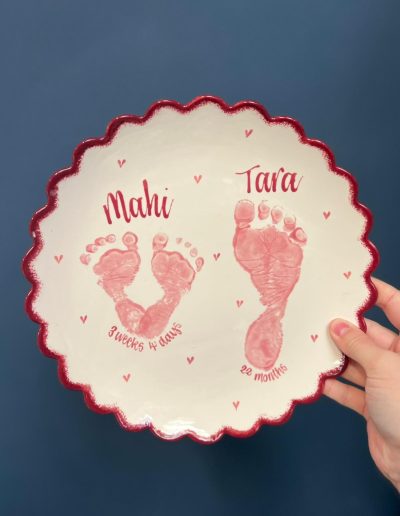 Footprints Plate